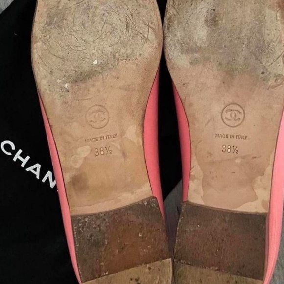 Chanel pink patent leather ballerinas - Picture 4 of 4